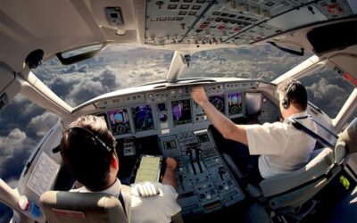 Pilots’-Eye View of Contrails